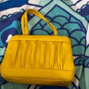 yellow zenith hand bag
